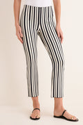 Midnight Stripe Knit Ashford Pants