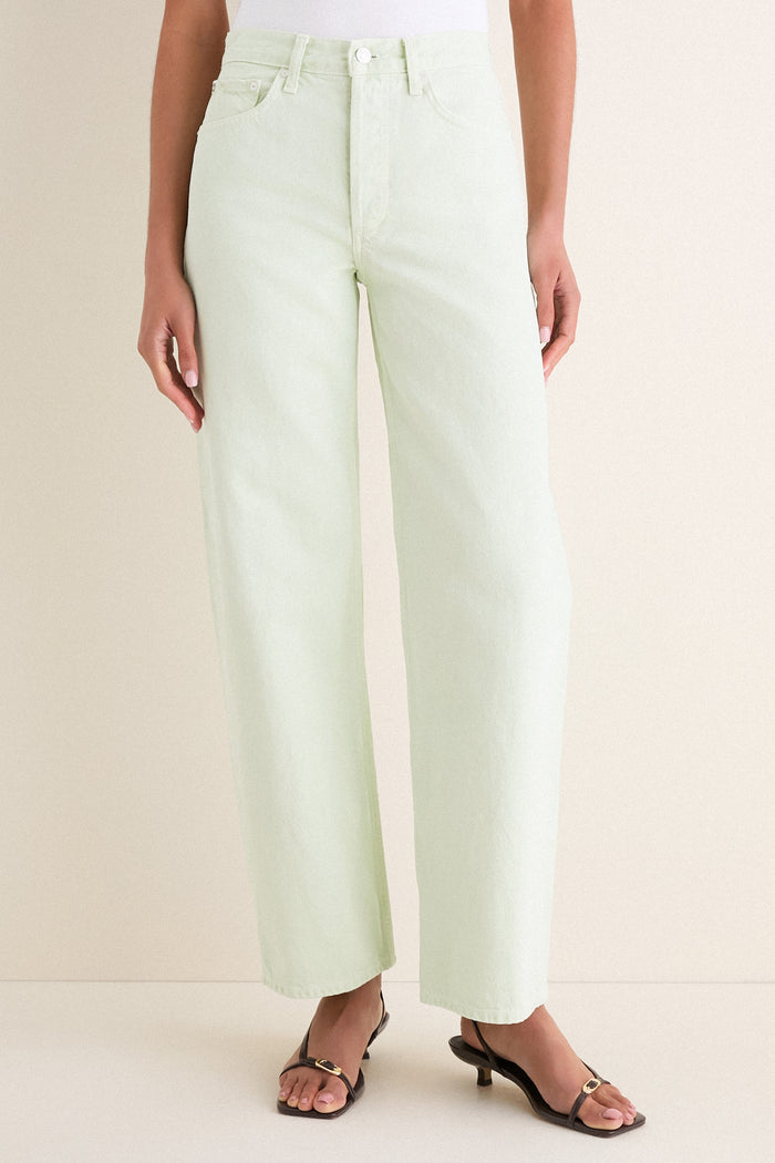 Mint Cream Arc Jean 32