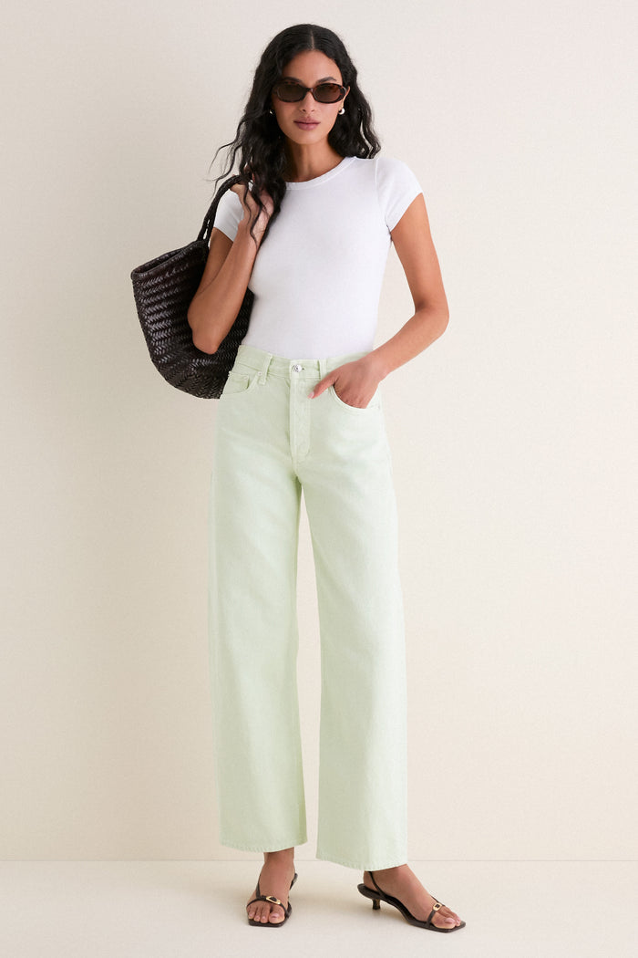 Mint Cream Arc Jean 32