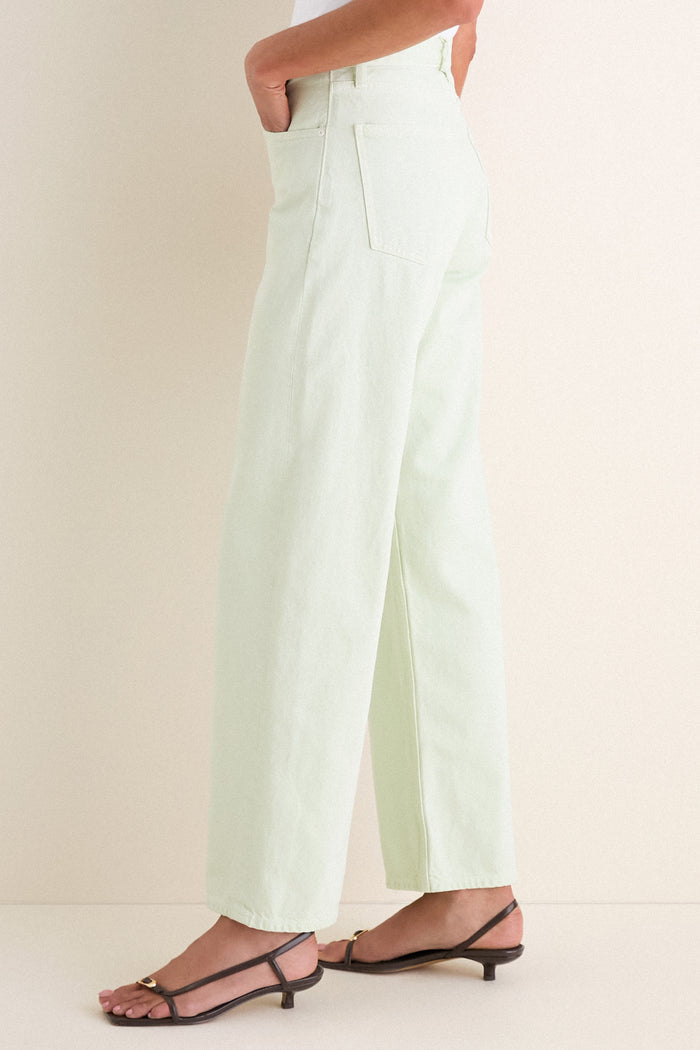 Mint Cream Arc Jean 32
