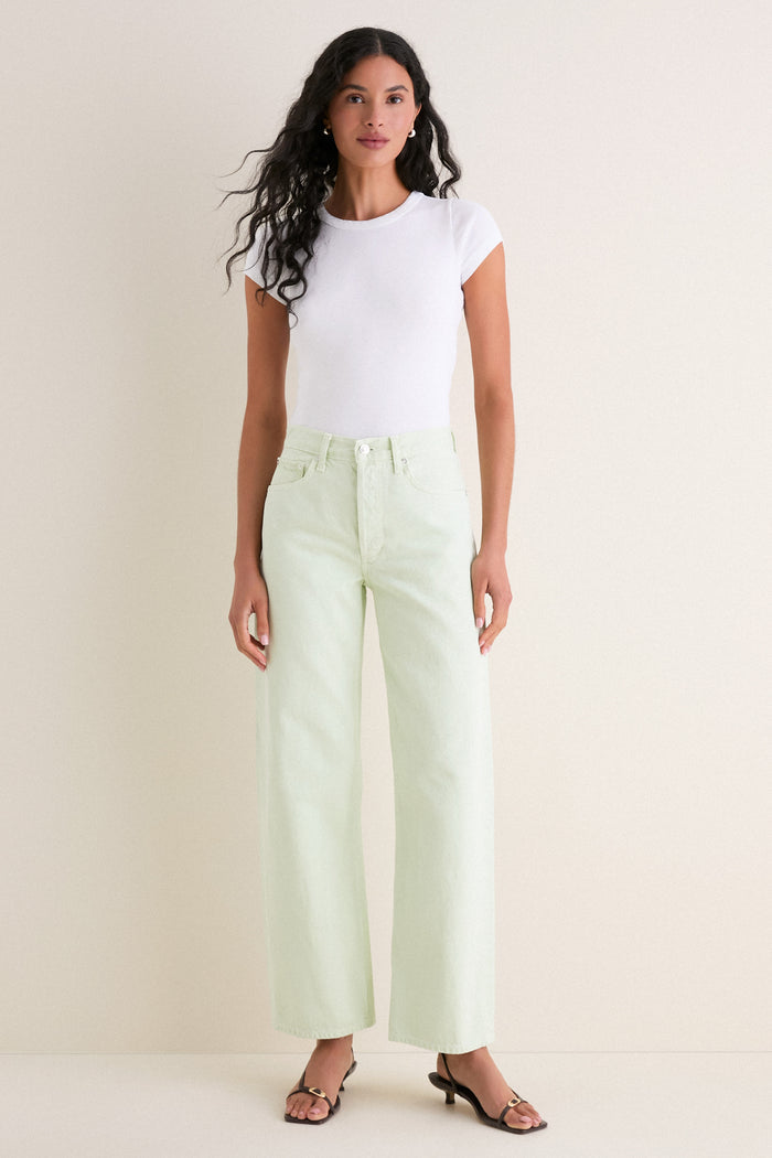 Mint Cream Arc Jean 32