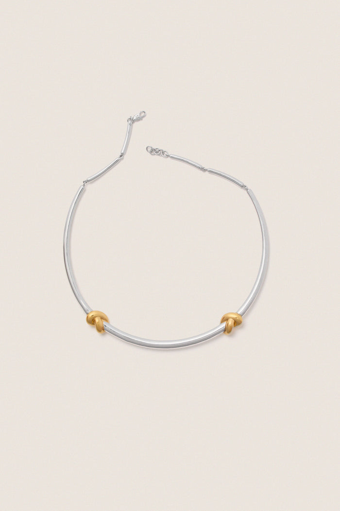 Mixed Lucy Williams Knot Torque Necklace