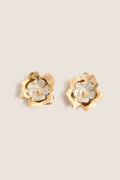 Mixed Metal Eden Floral Earrings