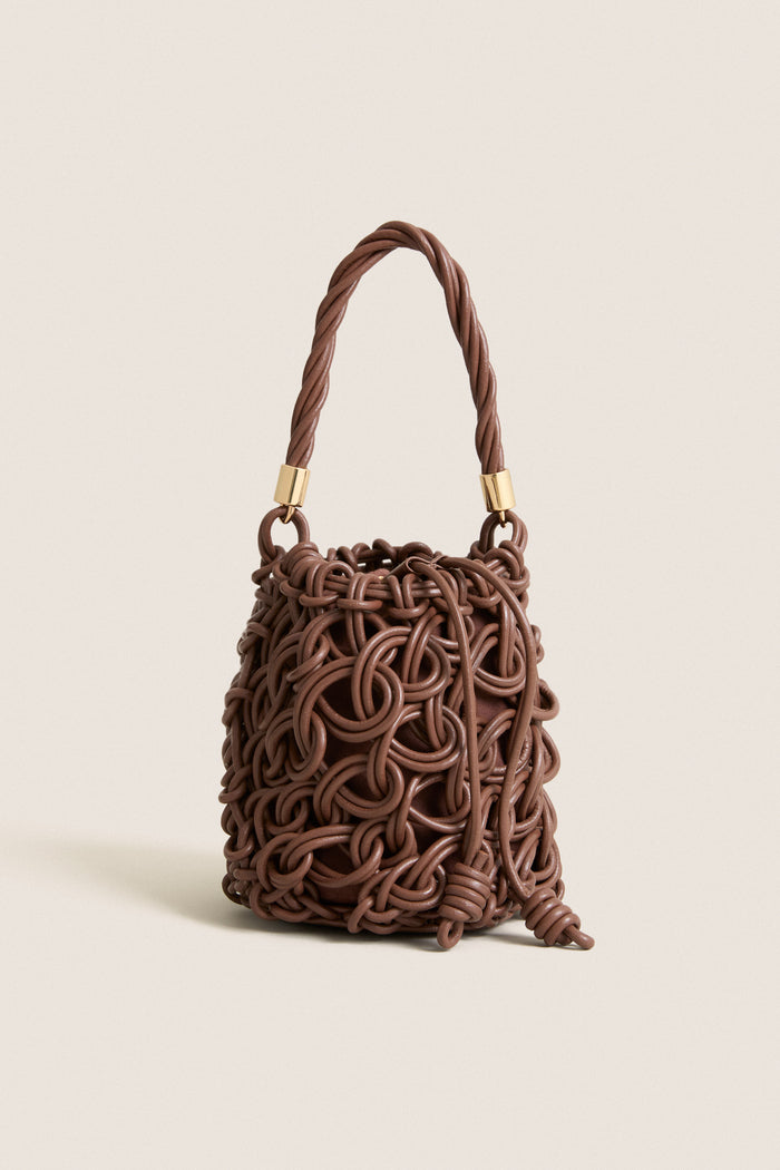 Mocha Swirl Bucket Bag