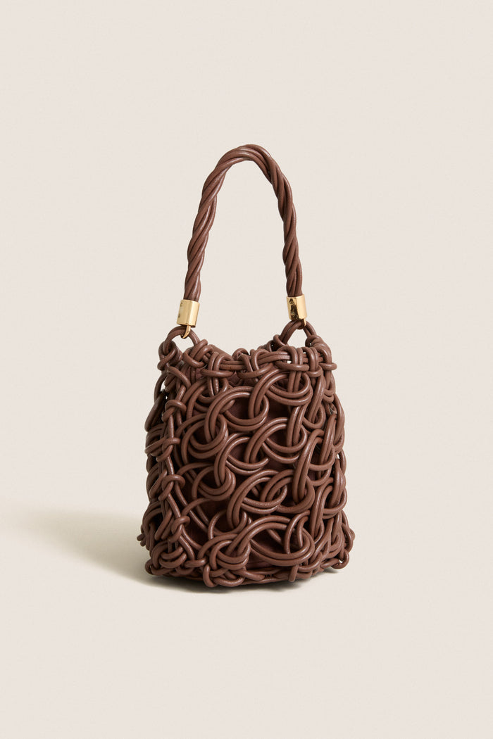 Mocha Swirl Bucket Bag