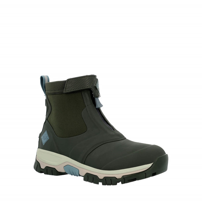 Muck Boots Womens Apex Mid Zip Wellington Moss