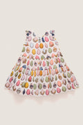 Multi Eggs Eloise Ruffle Dress