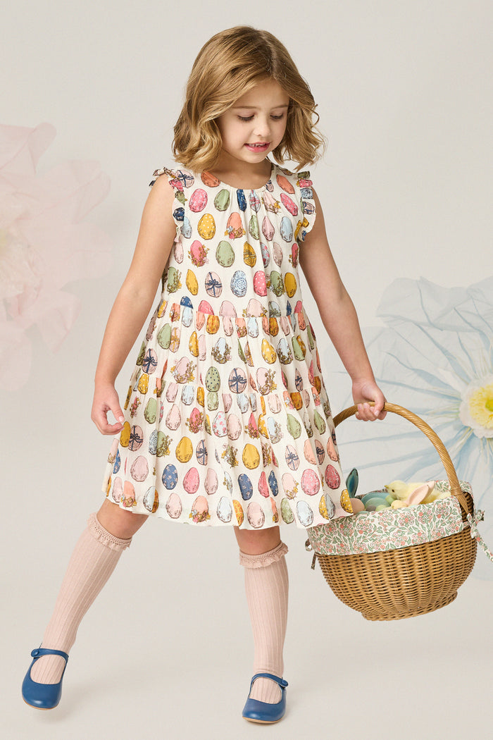 Multi Eggs Eloise Ruffle Dress