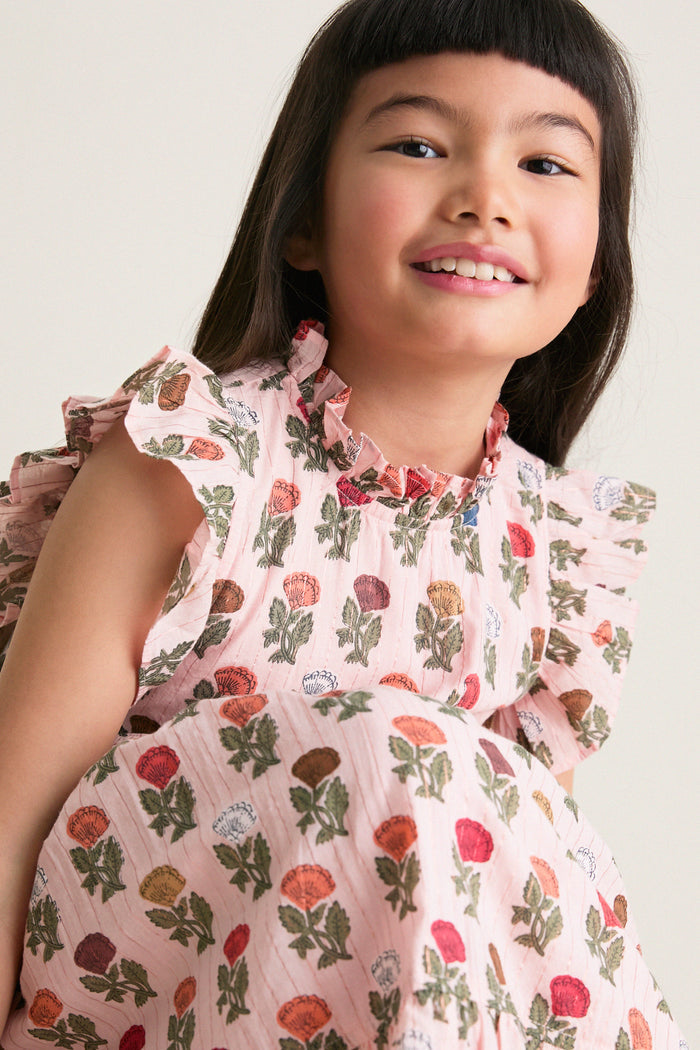 Multi Floral Drop Jennifer Dress