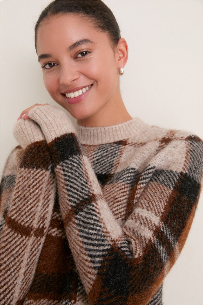 Multi Glendyn Knitted Jumper