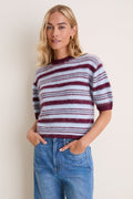 Multi Helen Brushed Wool Knit Sweater