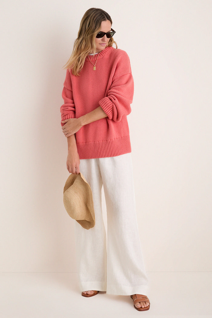 Nantucket Reds Cotton Genevieve Sweater