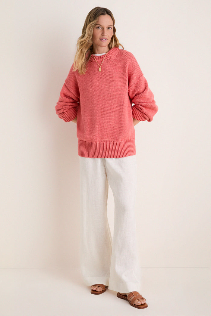 Nantucket Reds Cotton Genevieve Sweater