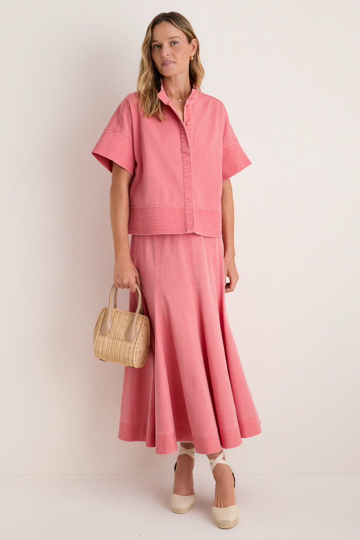 Nantucket Reds Stretch Twill Sofia Stitch Shirt