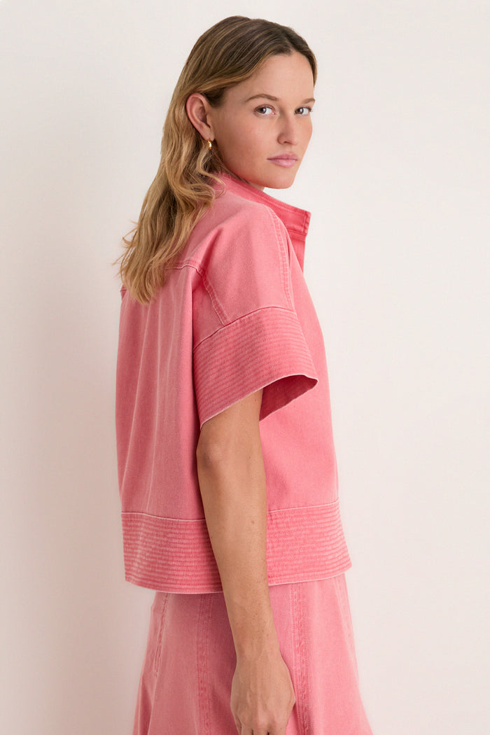 Nantucket Reds Stretch Twill Sofia Stitch Shirt