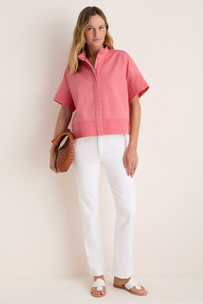 Nantucket Reds Stretch Twill Sofia Stitch Shirt