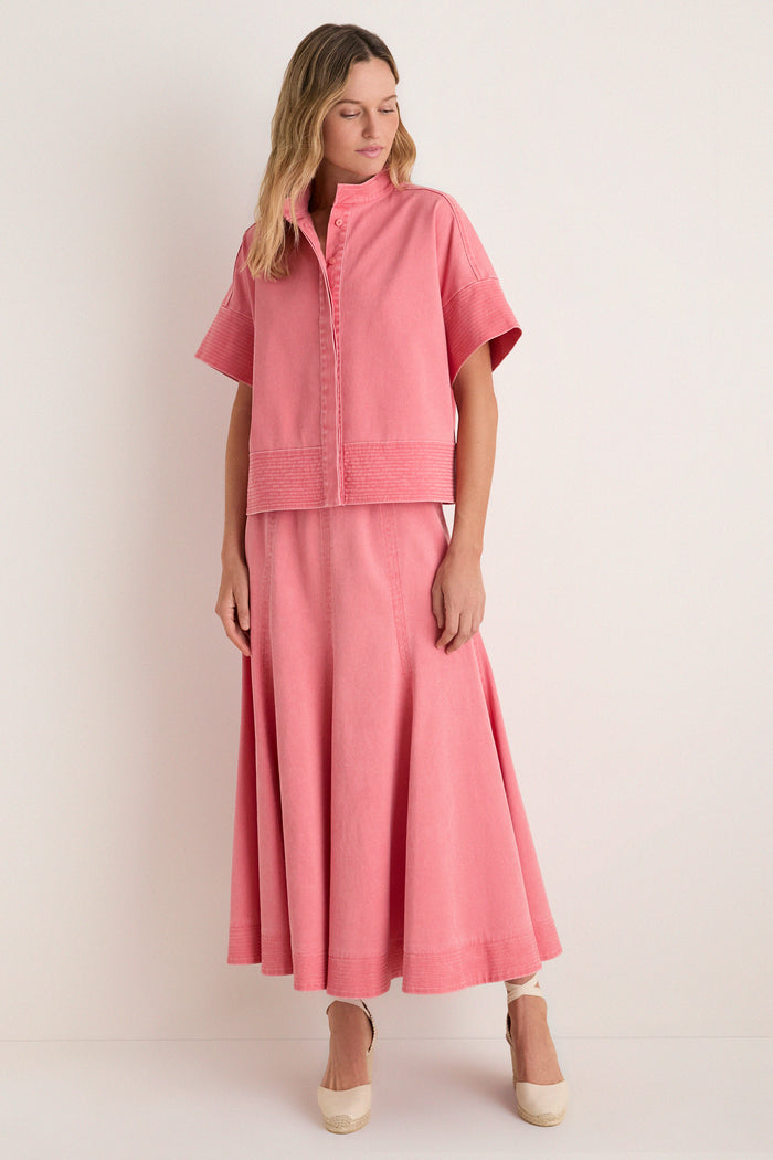 Nantucket Reds Stretch Twill Sofia Stitch Shirt