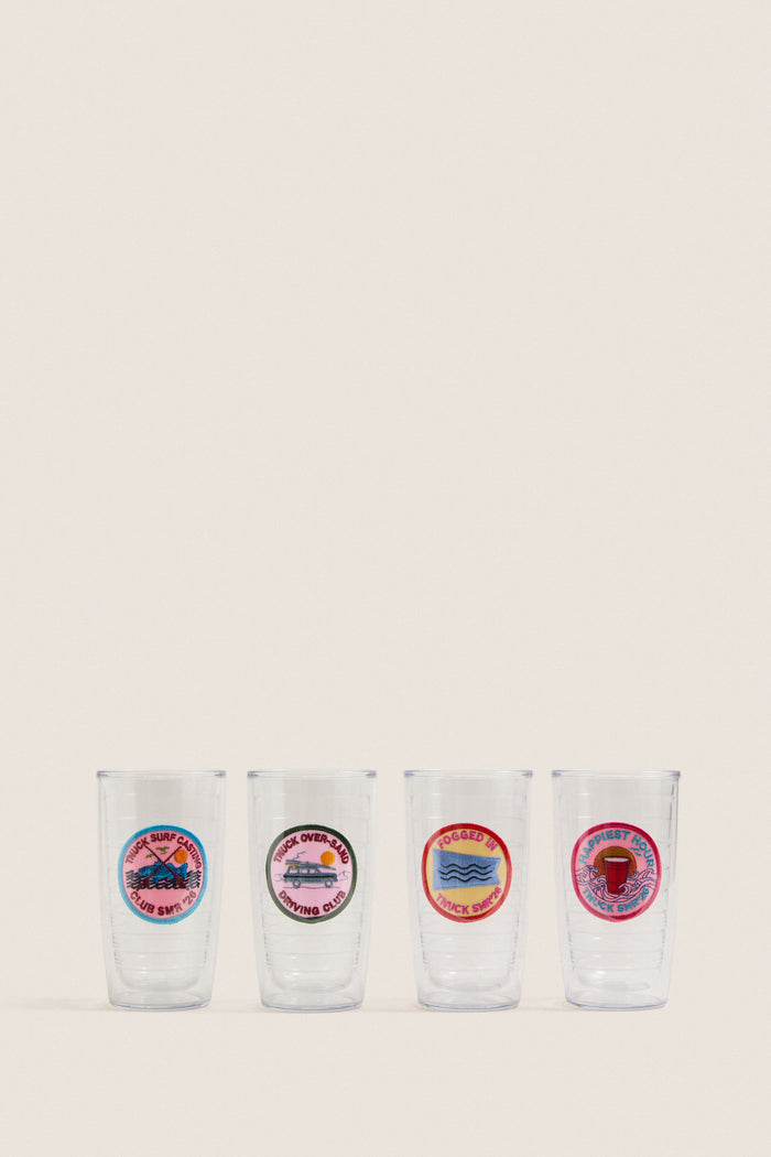 Nantucket Summer Tumblers (Set of 4)