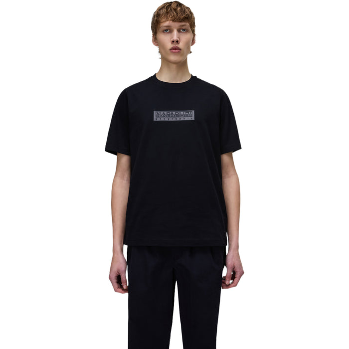 Napapijri Mens B-BOX LOGOTee Black