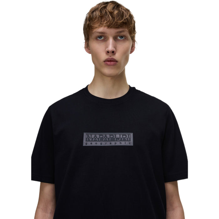 Napapijri Mens B-BOX LOGOTee Black