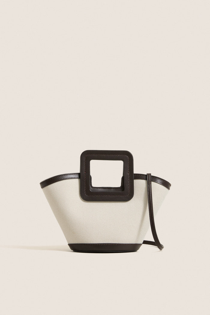 Natural and Espresso Shirley Mini Bucket