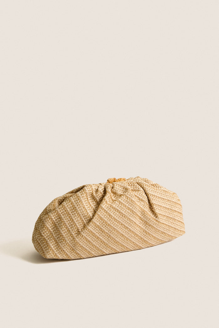 Natural Gold Brisa Clutch