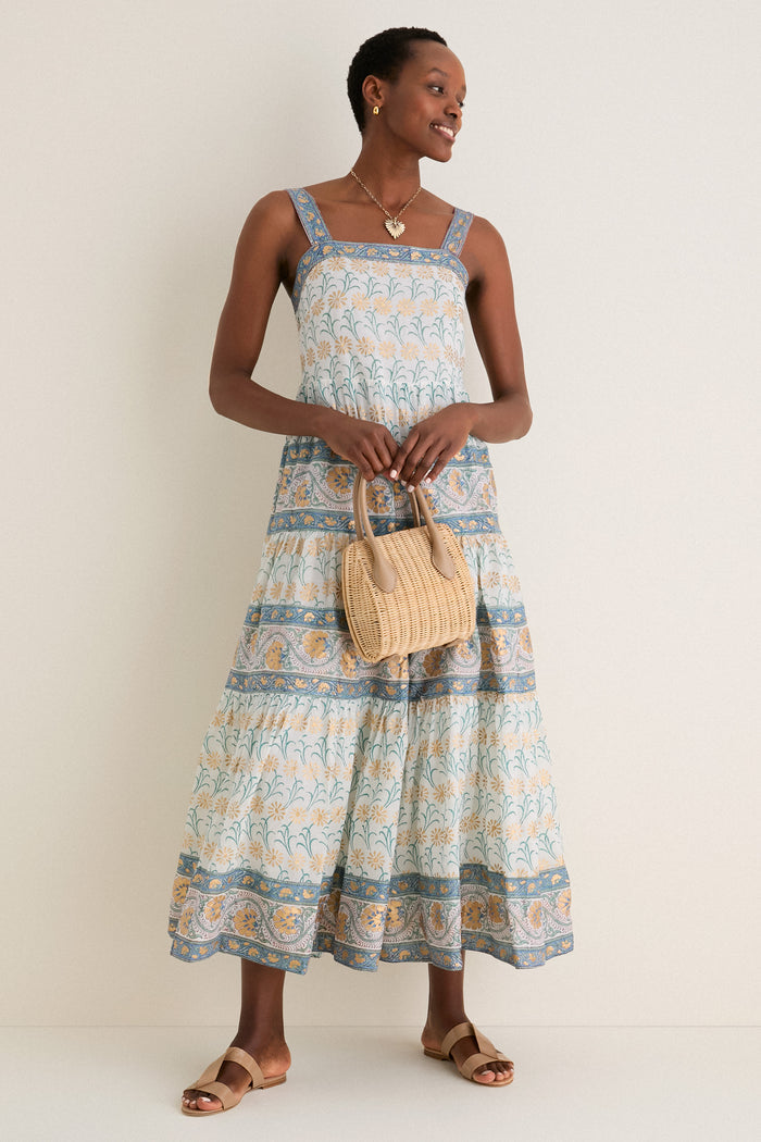 Natural Wicker Wave Top Handle Bag