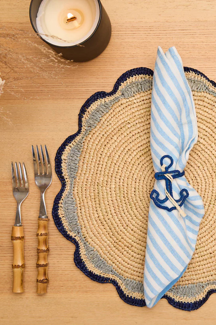 Nautical Anchor Napkin Rings Set of 4