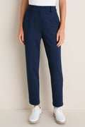 Navy 28 Inch Compression Cindy Straight Leg Pant