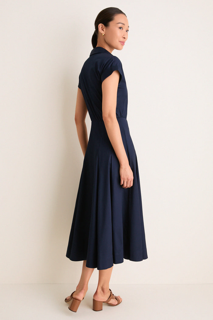 Navy Caterina Shirt Dress
