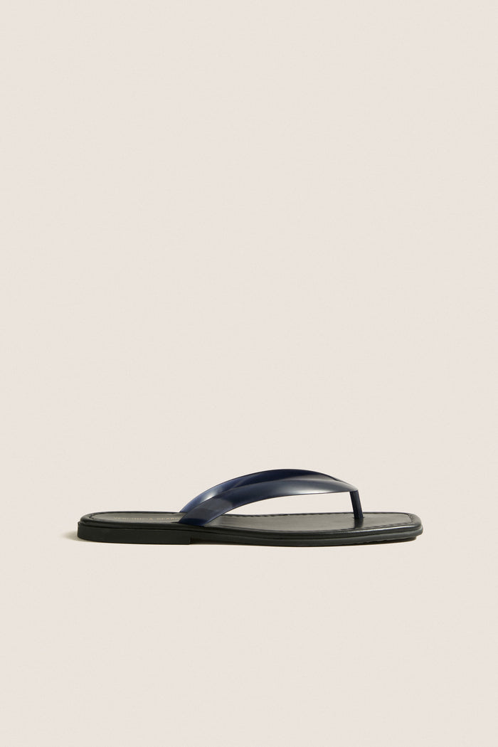 Navy Clea Sandals