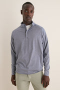 Navy Stealth Stripe Performance Quarter Zip