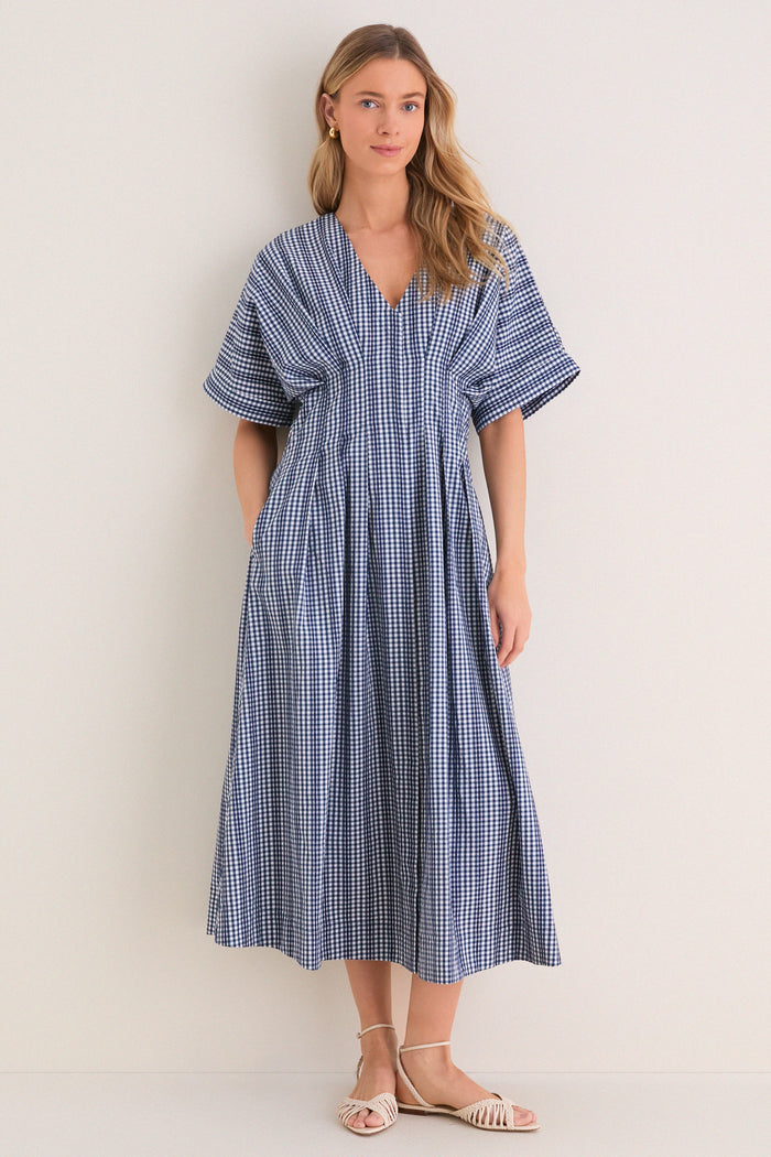 Navy Stripe Darren Dress