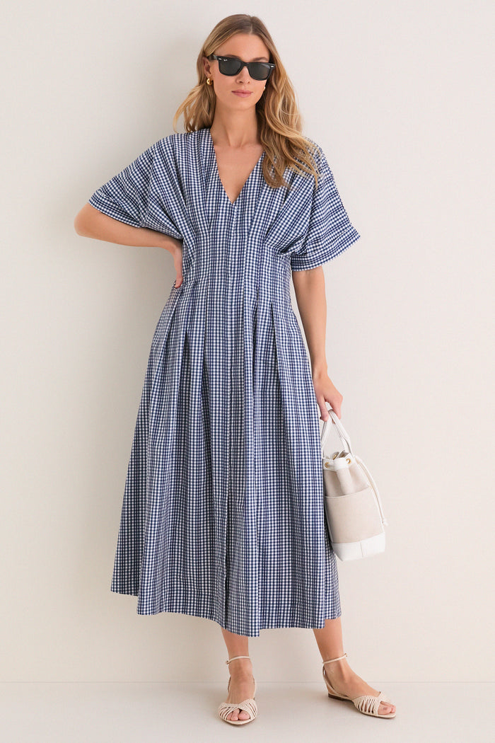 Navy Stripe Darren Dress