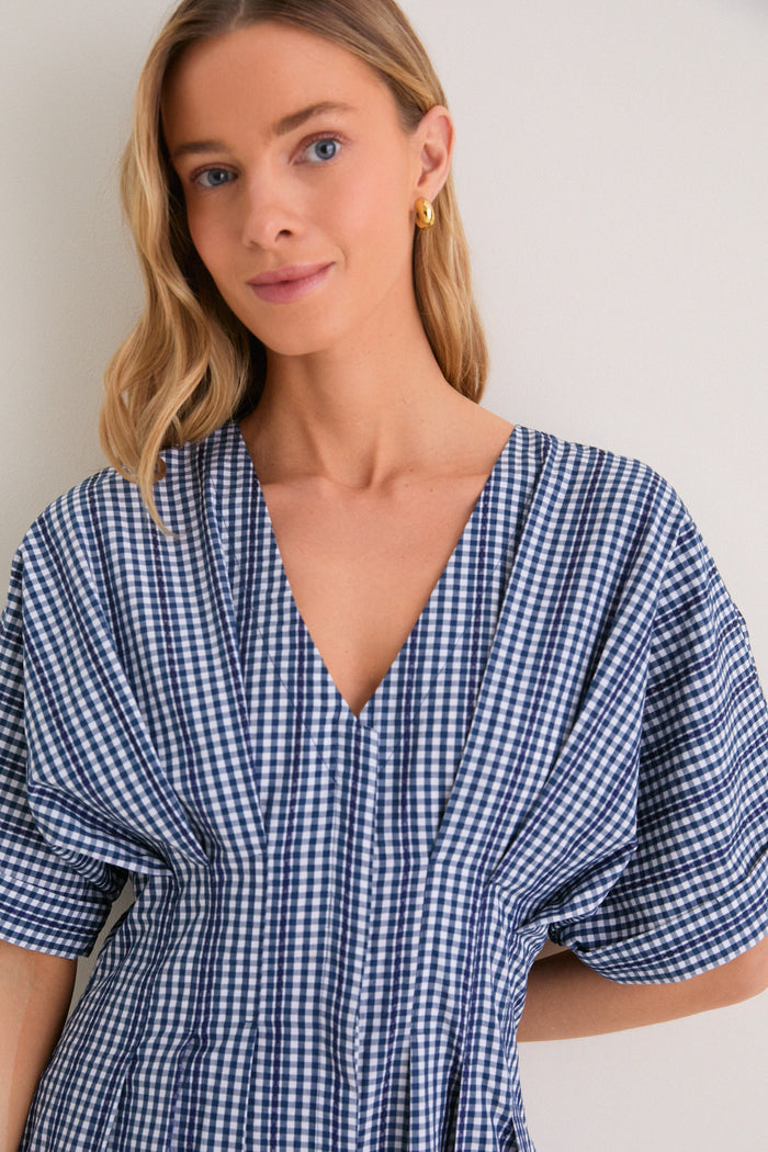 Navy Stripe Darren Dress