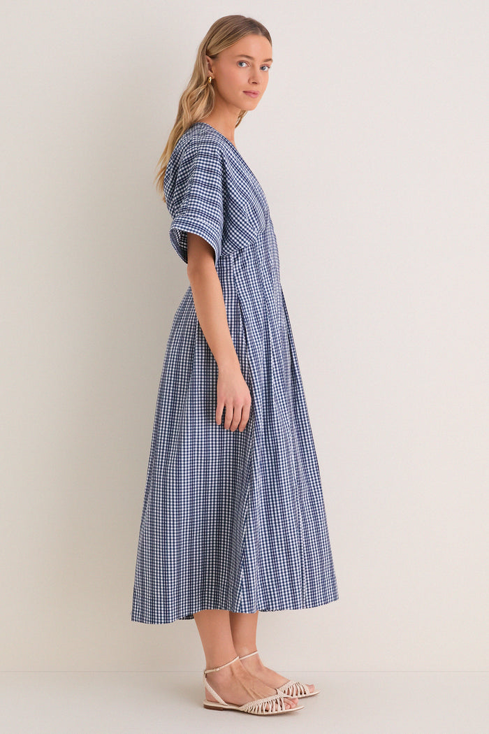 Navy Stripe Darren Dress