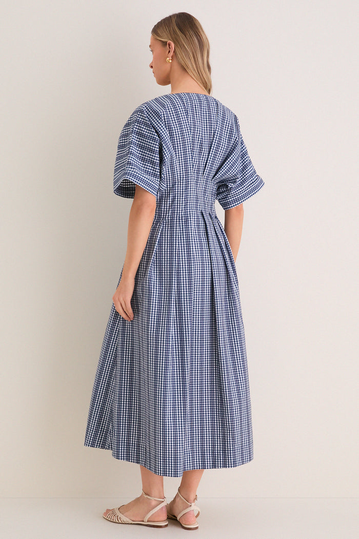 Navy Stripe Darren Dress