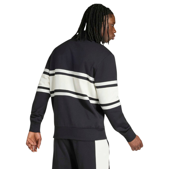 adidas New Zealand All Blacks Mens Half-Zip Sweatshirt