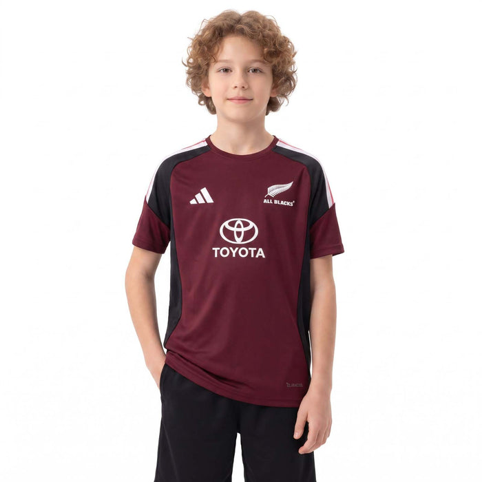 adidas New Zealand All Blacks Rugby Kids Performance T-Shirt