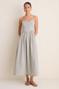 Newburyport Stripe Cotton Day Dress