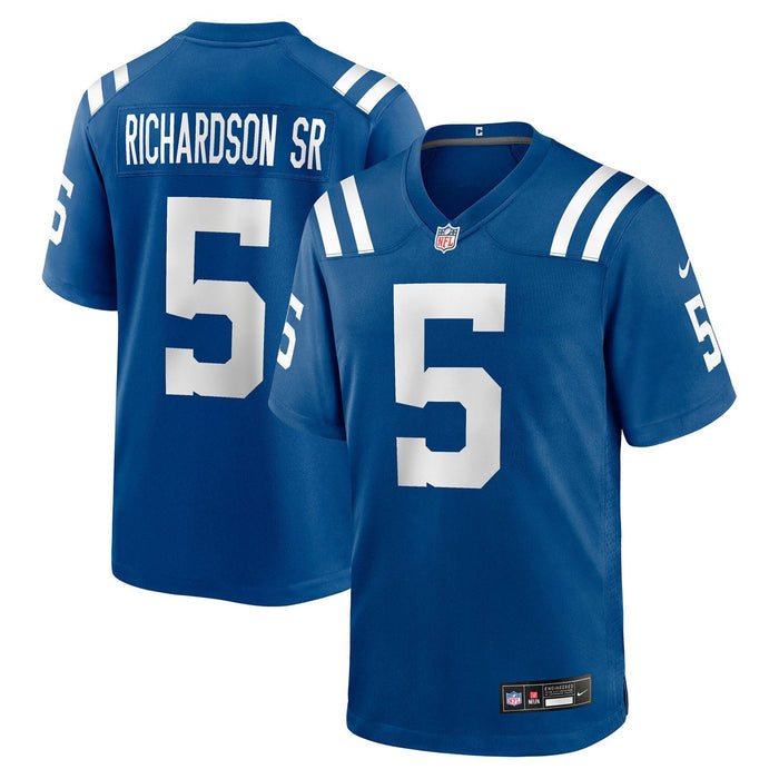 NIKE Colts Richardson Sr 5 Hm Jsy Blue