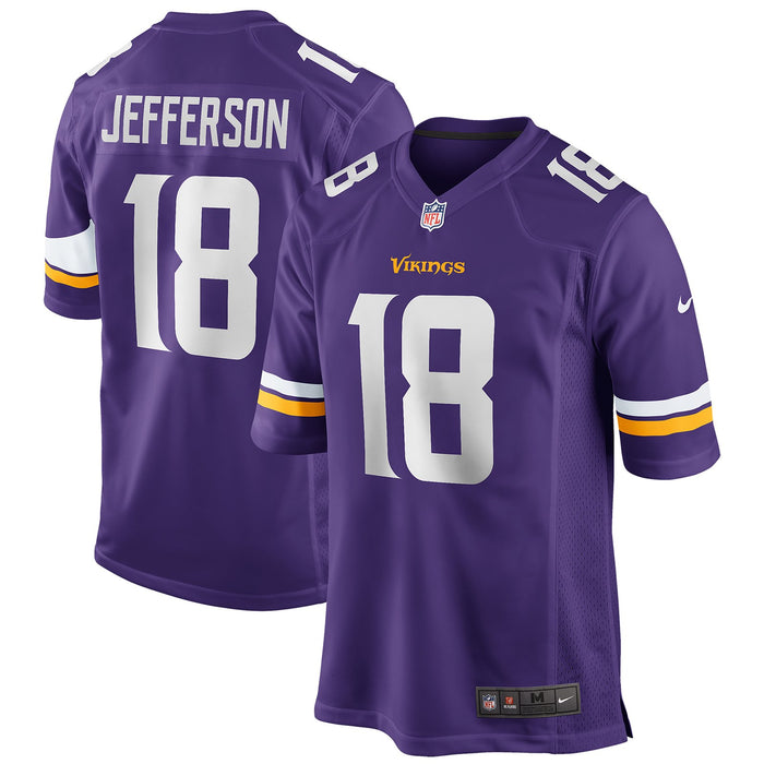 NIKE Vikings Jefferson 18 Hm Jsy Purple