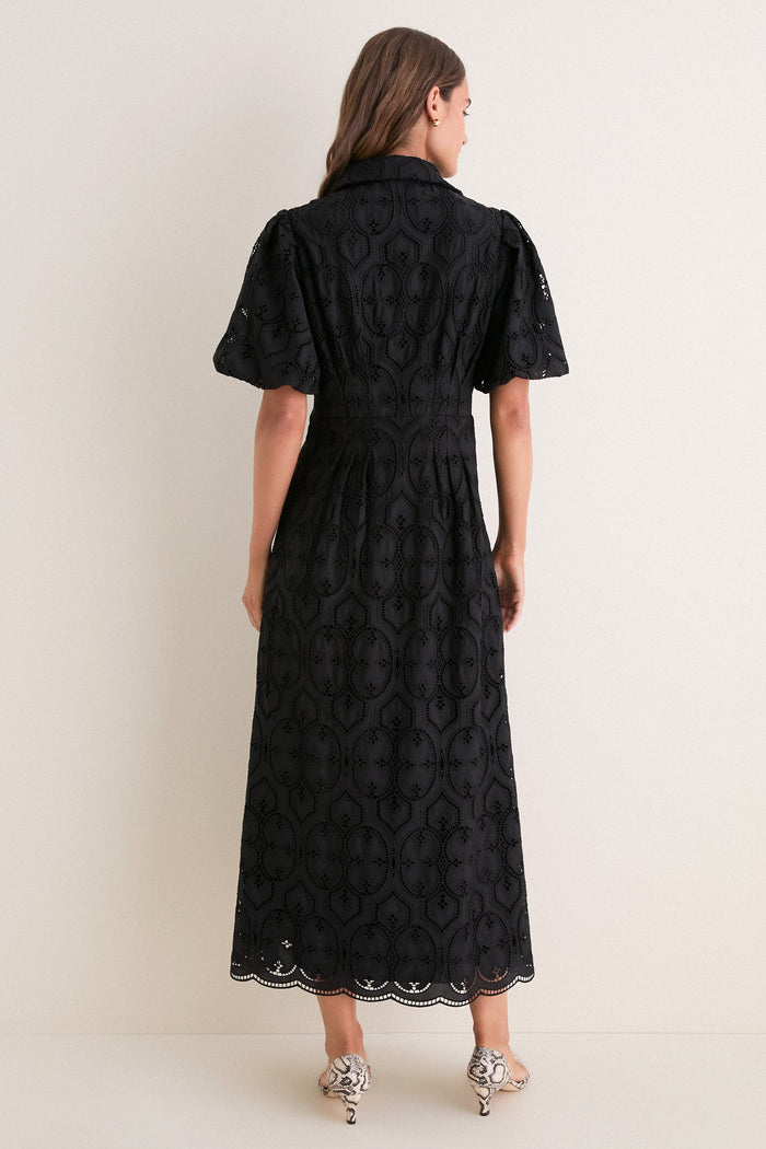 Noir Eyelet Delaney Dress
