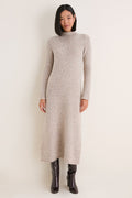 Oat Merino Blend Burton Sweater Dress