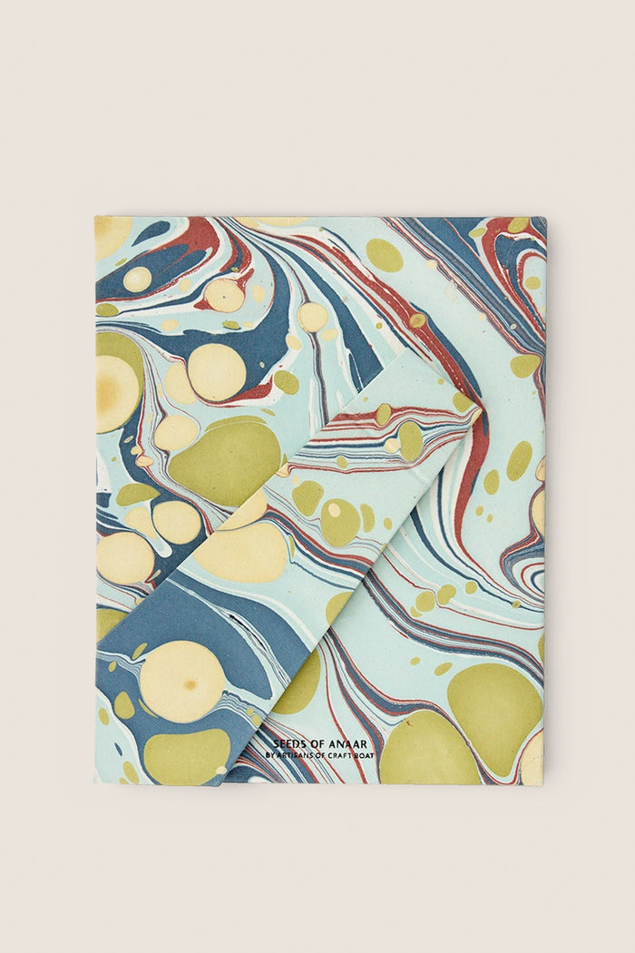 Ocean Mountain Hand Marbled Tabletop Picture Frame