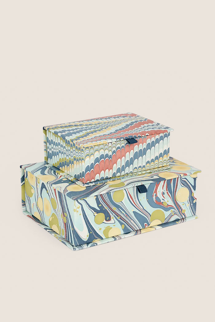 Ocean Mountain Small Marbled Keepsake Box