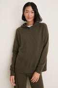 Olive Cashmere Jane Hoodie