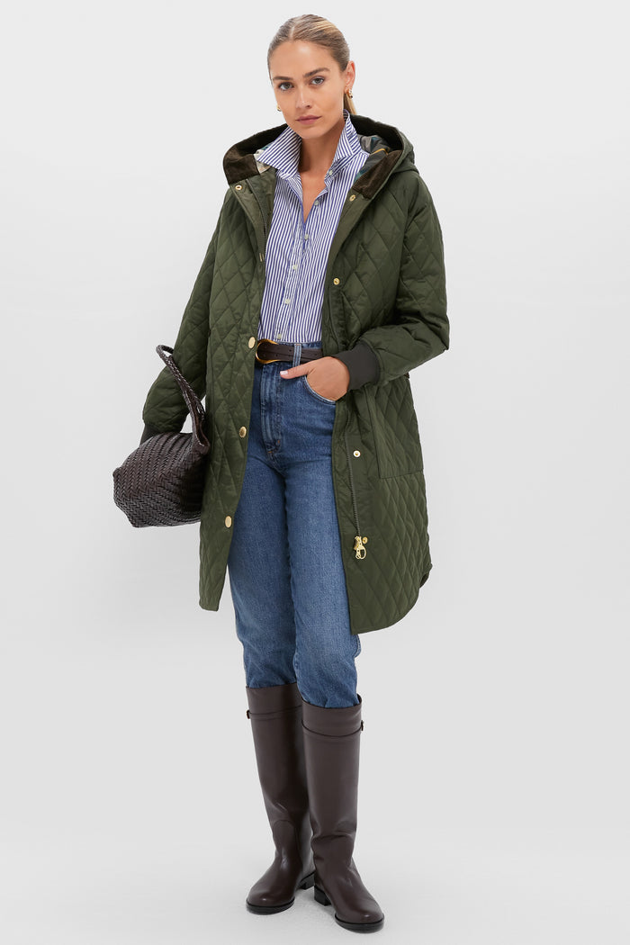 Olive Hilary Quilted Jacket