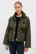 Olive Phoebe Casual Jacket