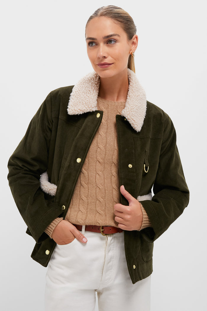 Olive Tabitha Casual Jacket